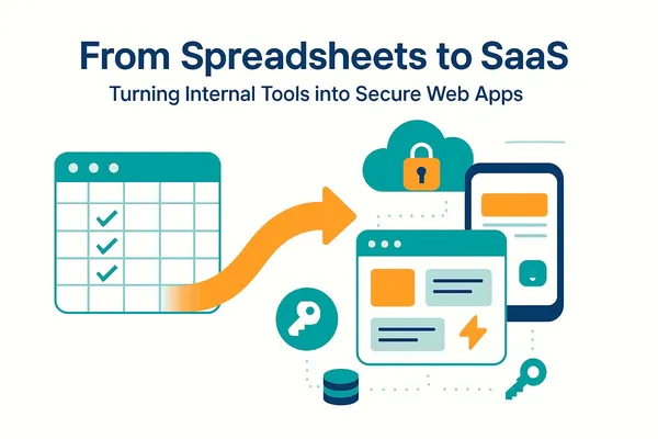 From Spreadsheets to SaaS: Turning Internal Tools into Secure Web Apps