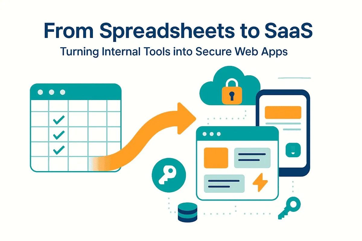 From Spreadsheets to SaaS: Turning Internal Tools into Secure Web Apps